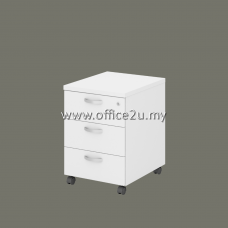 Q-YM3-WH MOBILE PEDESTAL 3-DRAWERS (3D)